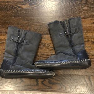 Tory Burch Moccasin Boots